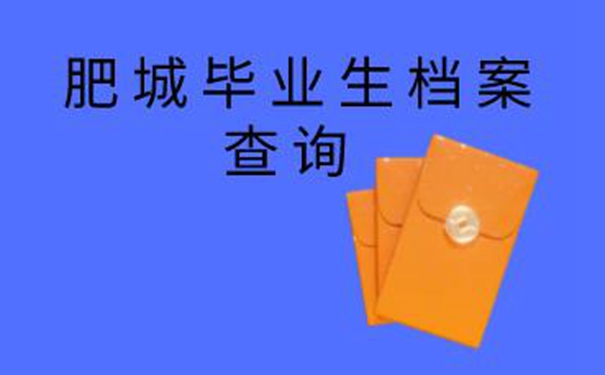 肥城毕业生档案查询系统 查档方式详解！   
